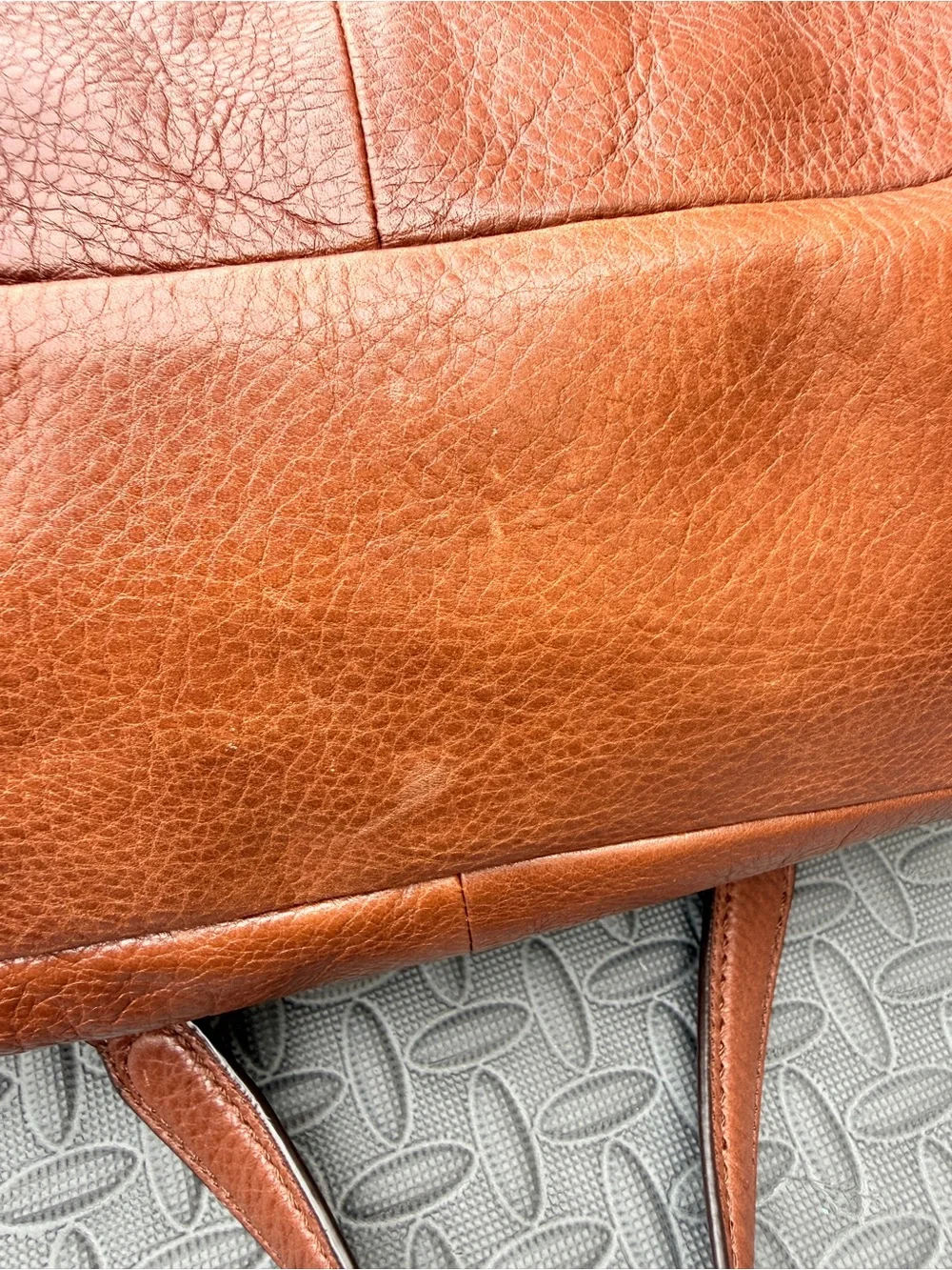 Coach Vintage Madison Maggie Hobo 21225 Cognac Pebbled Leather Shoulder Bag Rare